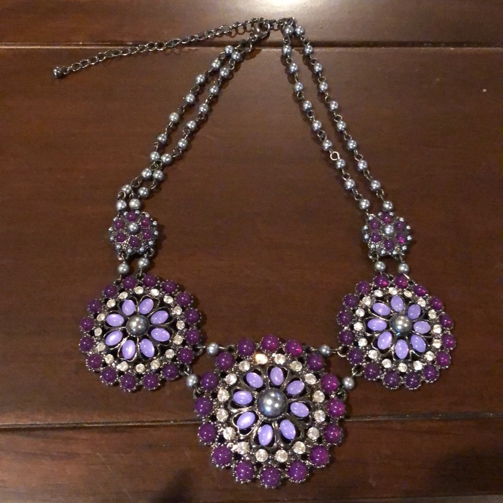 Beautiful purple necklace